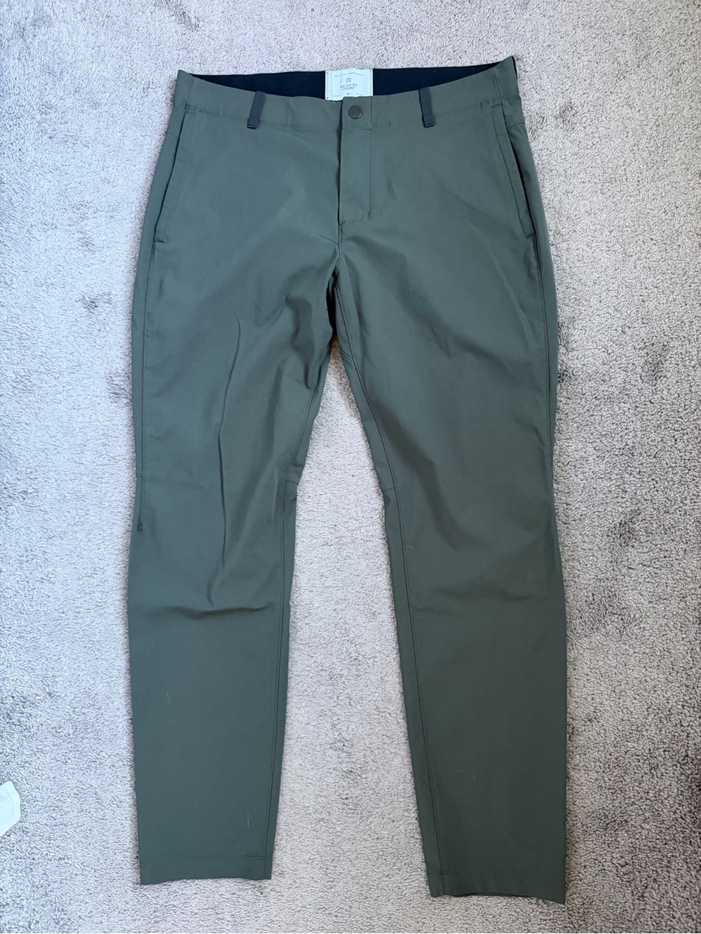 Reigning Champ Olive Green Stretch Coach Pant